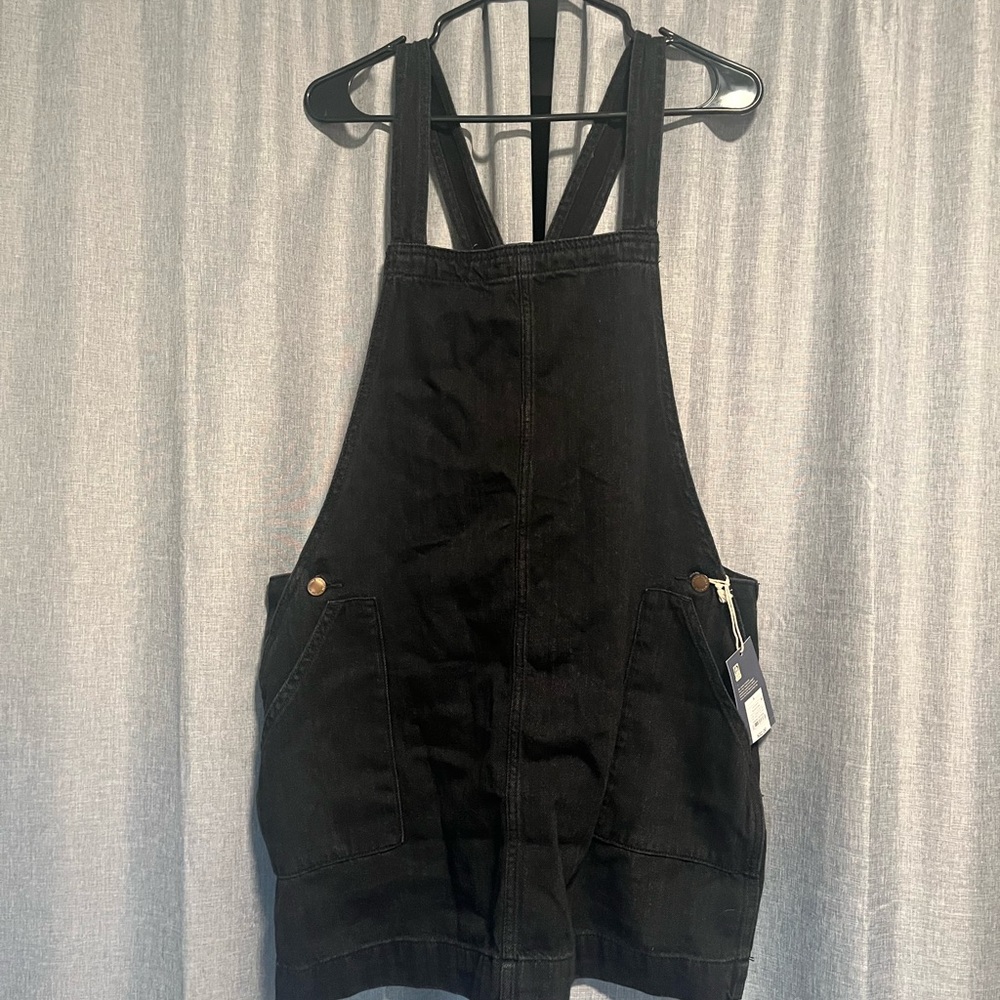 BRAND NEW Universal Thread Black Overall Dress LARGE